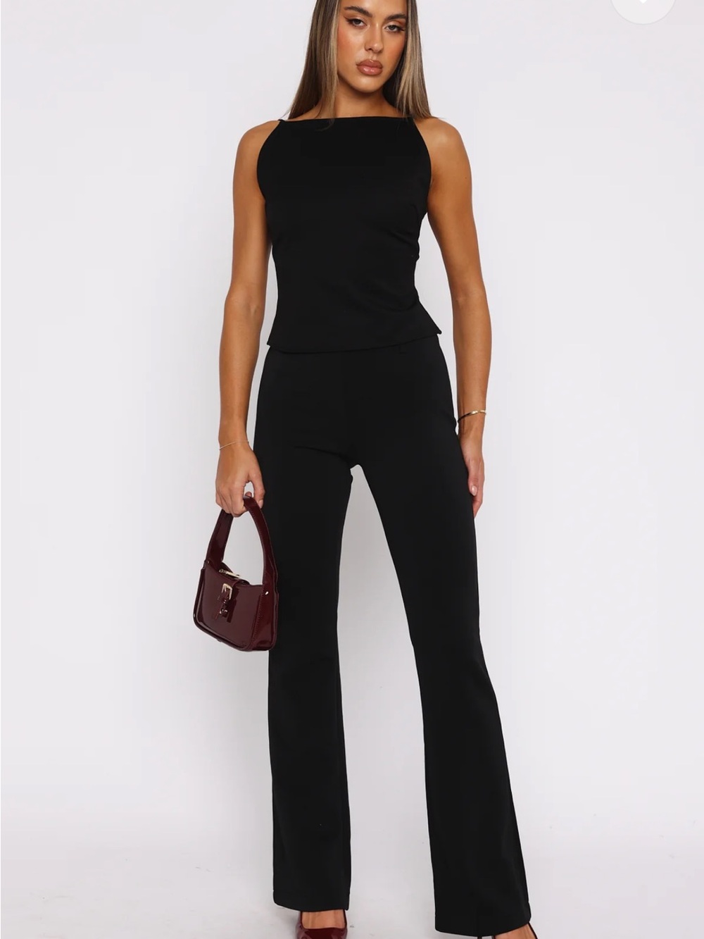 White Fox Boutique Fearless Pants Black